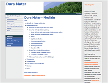 Tablet Screenshot of duramater.de